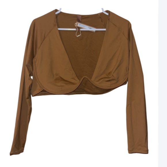 Skims recycled swim long sleeve underwire top - Picture 1 of 5